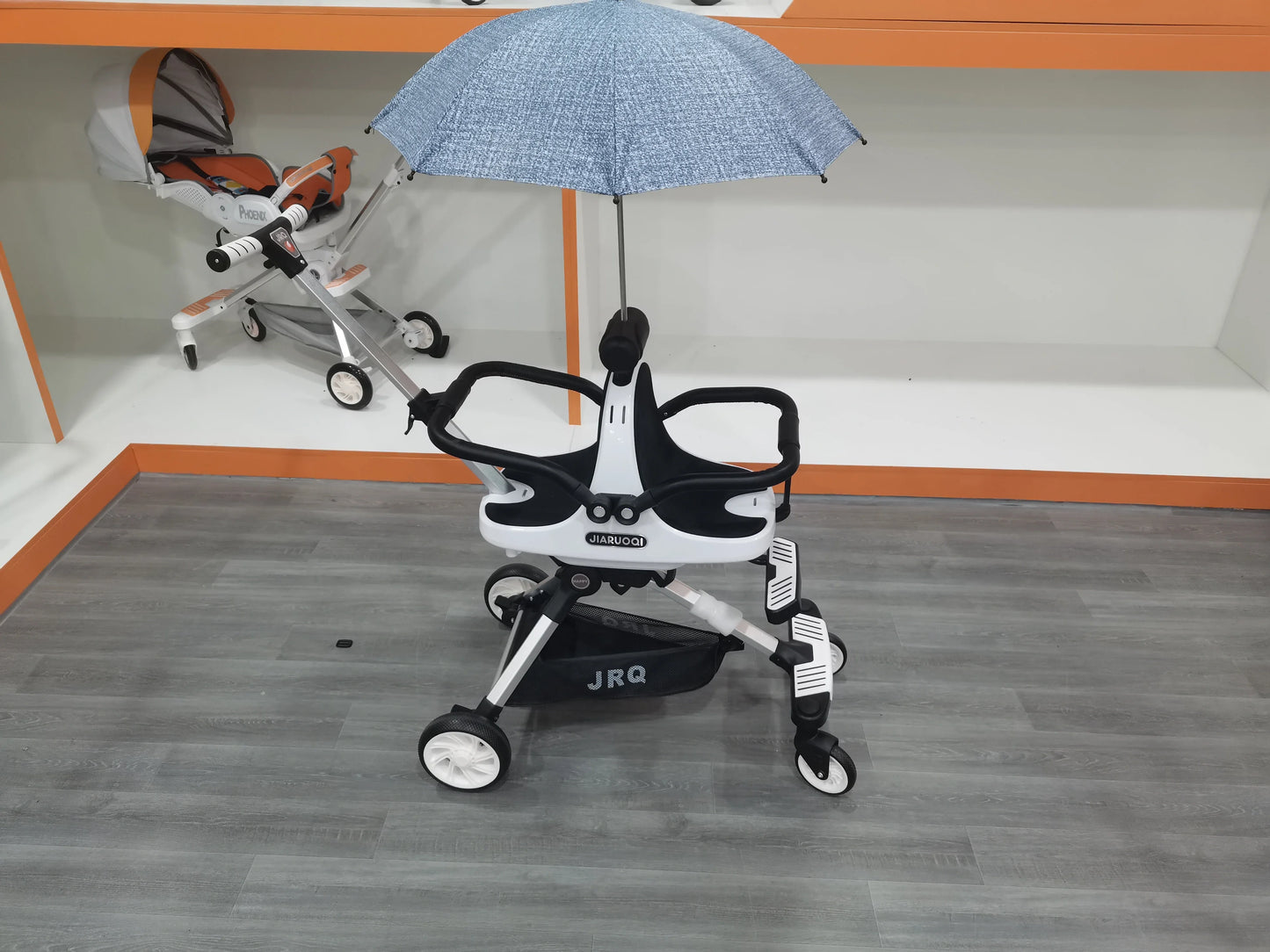 Lightweight Double Stroller with Canopy for Infants & Toddlers