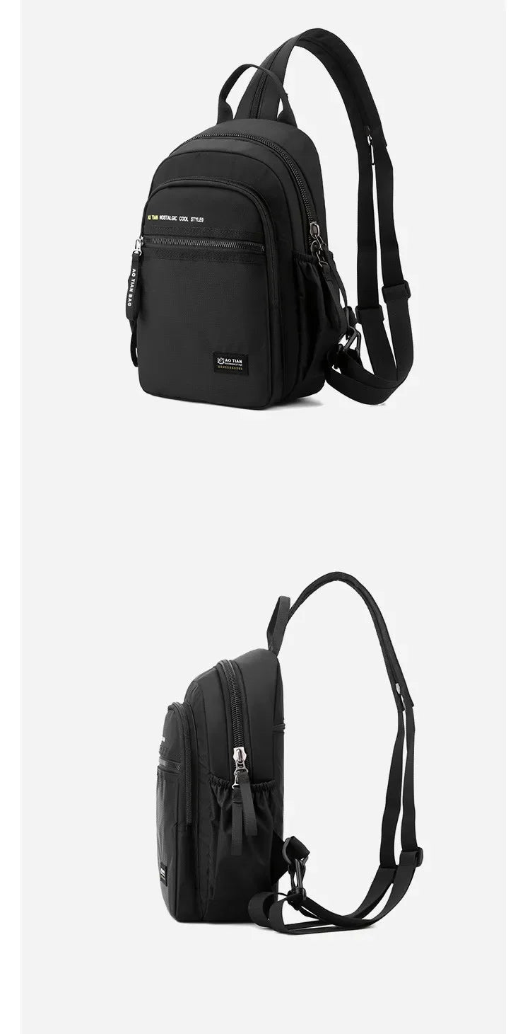 Casual Men's Multi-Functional Shoulder Bag | Perfect Travel Companion