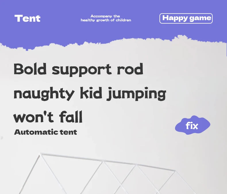 Children's Foldable Game Tent | Portable Indoor/Outdoor Fun