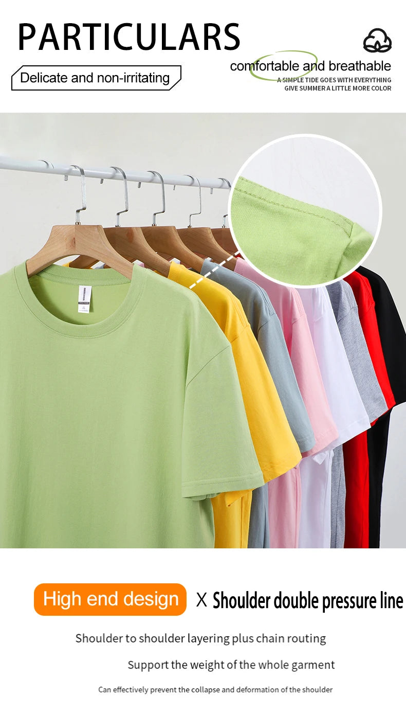 Men's Casual Summer Cotton T-Shirts | Stylish Short Sleeve Tops