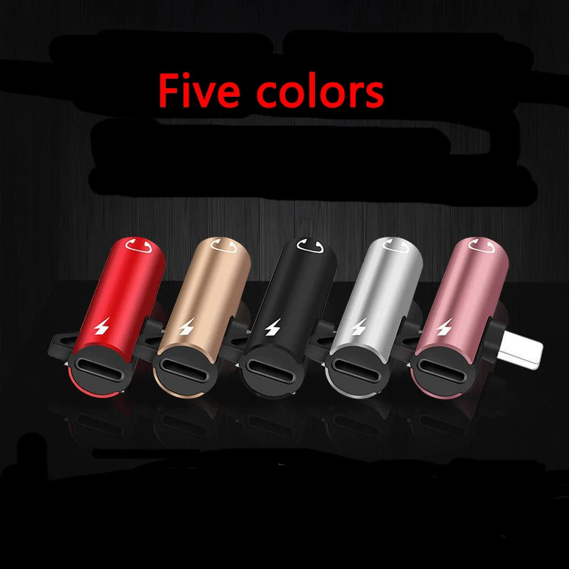 2 in 1 Audio Headphone Charging Adapter | Dual Splitter for iPhone