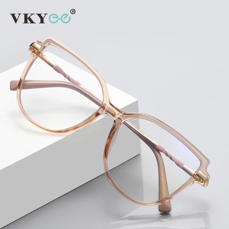 Trendy Anti-Blue Light Prescription Glasses for Women