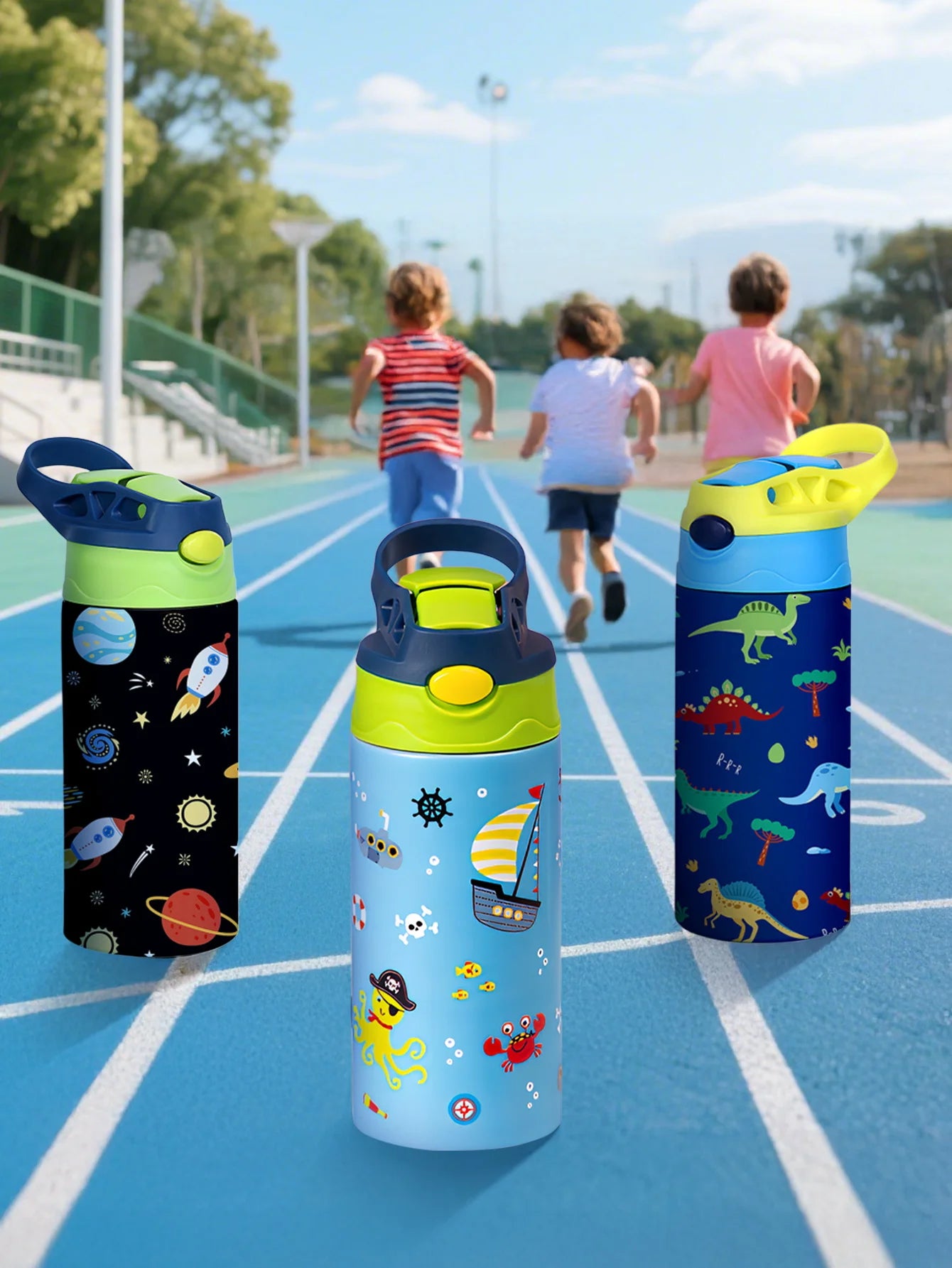 Cute Cartoon Pattern Stainless Steel Insulated Thermos Cup