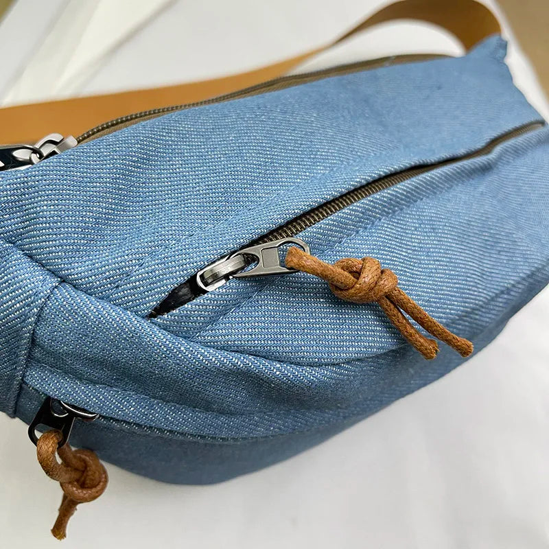 Casual Corduroy Belt Bags for Women | Stylish Fanny Pack
