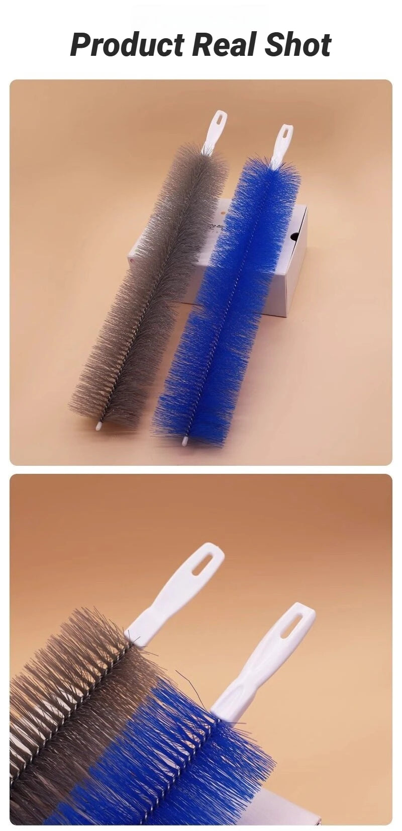 Bendable Fan Duster with Ultra Fine Bristles | Multi-Purpose Cleaning Tool