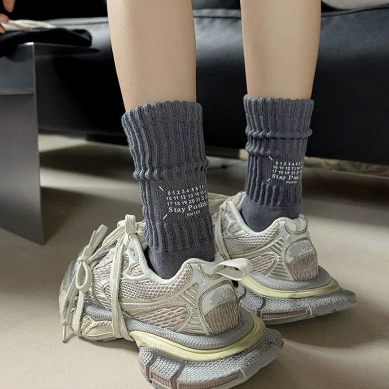 Cozy Vintage Sports Tube Socks for Men | Thickened Comfort Fit