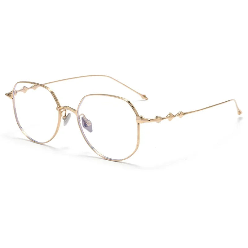 Ultra-light Polygonal Myopia Eyewear for Women - Stylish Prescription Glasses