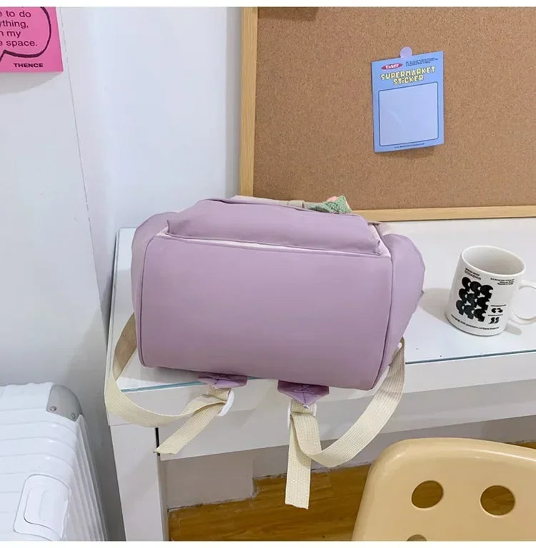 Kawaii Waterproof Backpack | Large Capacity Travel Bag for Women