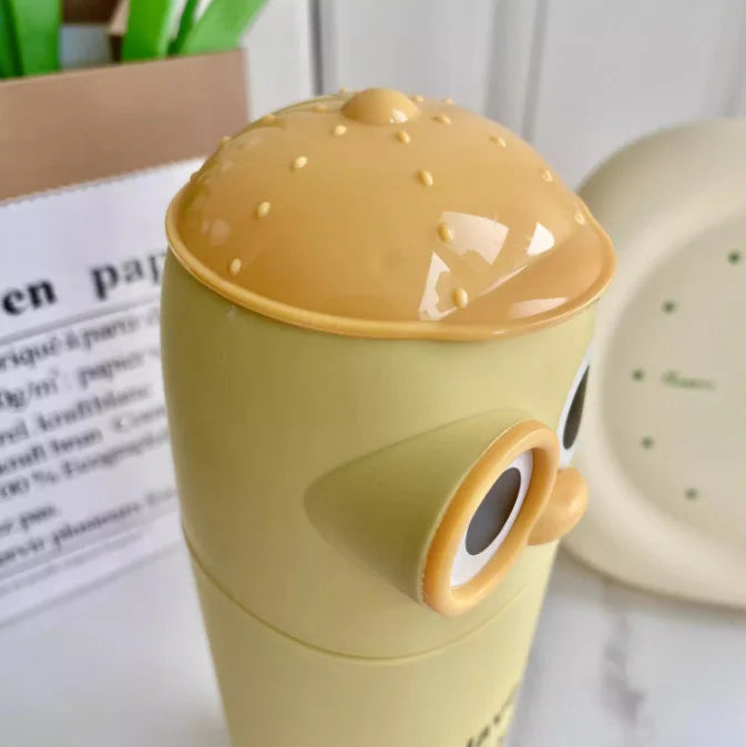 Portable Travel Wash Cup & Toothbrush Storage Box for Kids