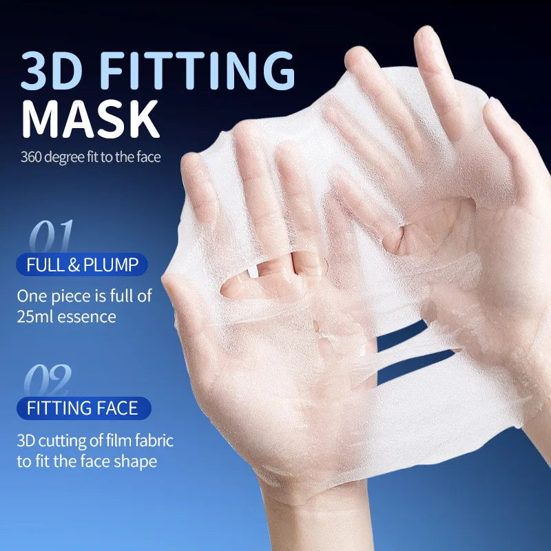 10pcs Vitamin B5 Sheet Mask | Hydrating & Soothing Face Care