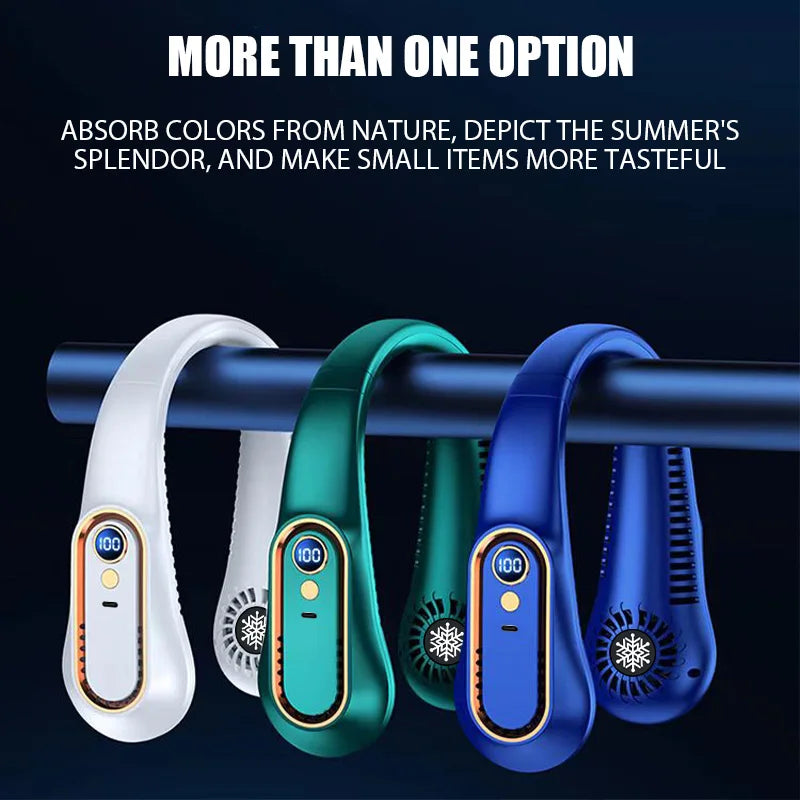 Hands-Free Bladeless Neck Fan | Portable USB Rechargeable Mini Fan