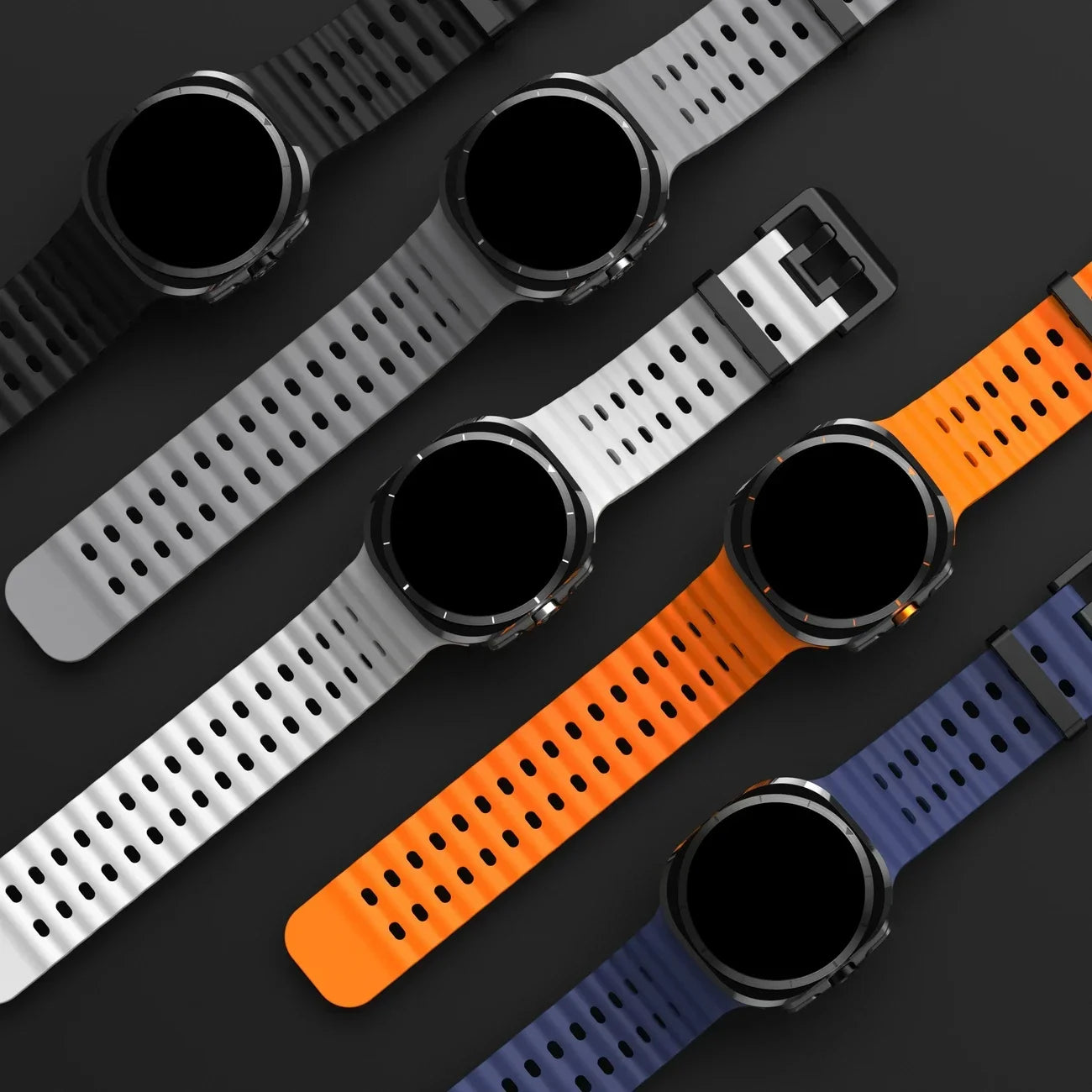 Sport Band for Galaxy Watch 47mm | Stylish Silicone Bracelet