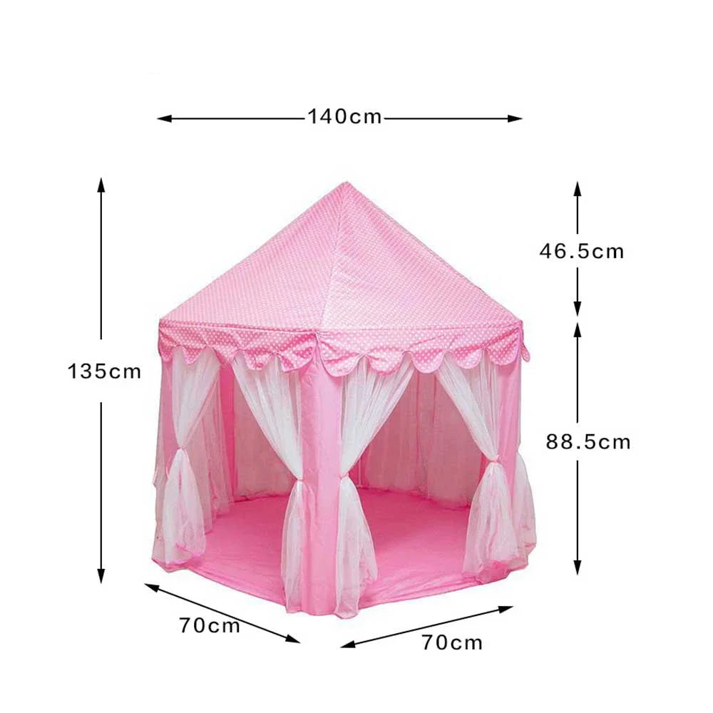 Portable Kids Toy Tipi Tent | Charming Pink Playhouse for Girls