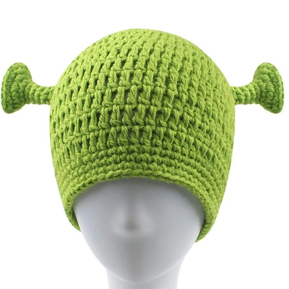 Unisex Funny Shrek Monster Balaclava | Cozy Winter Face Mask