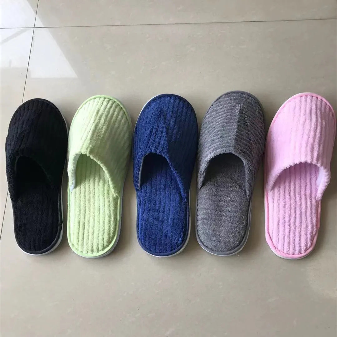Comfortable Disposable Cotton Slippers | Hotel & Home Use