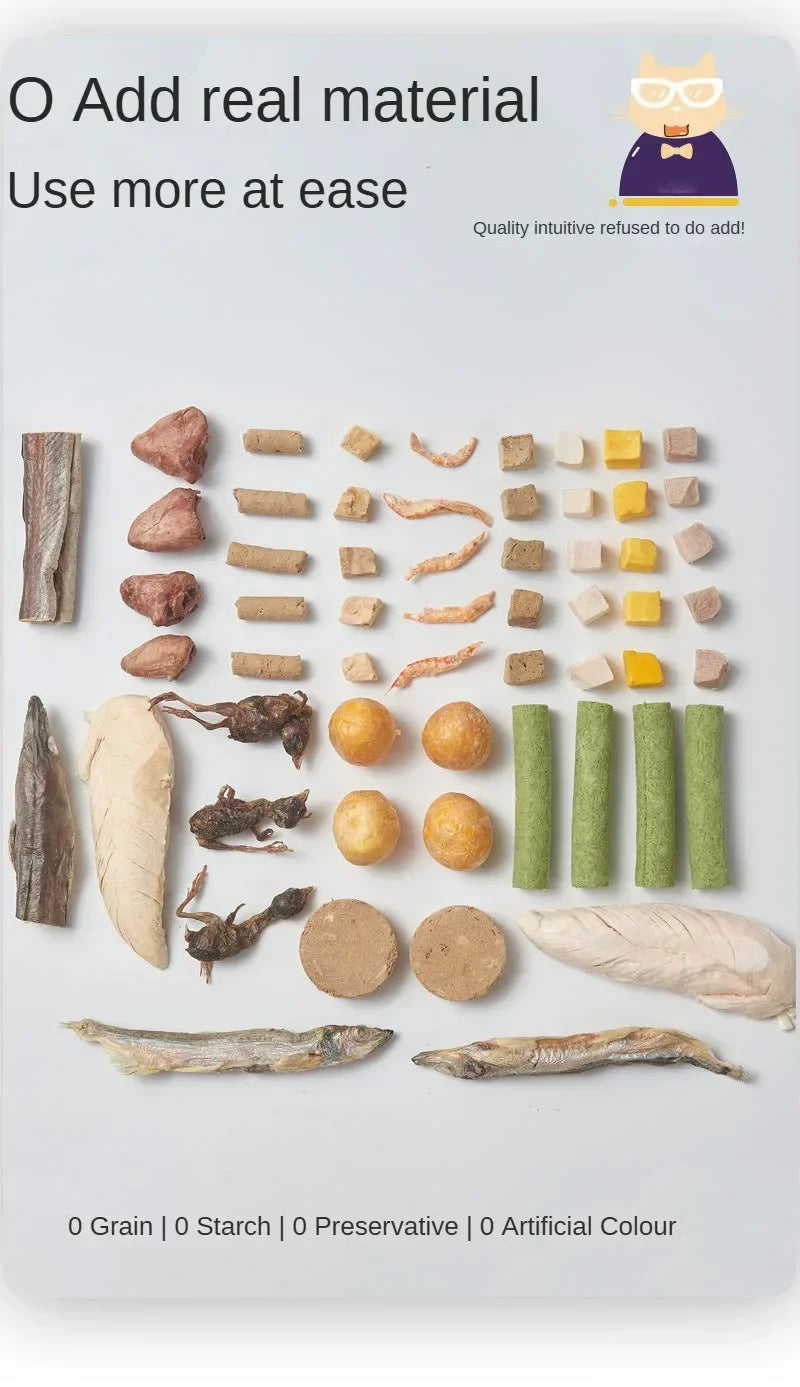 Freeze-Dried Pet Snacks | Premium Chicken, Duck & Beef Treats