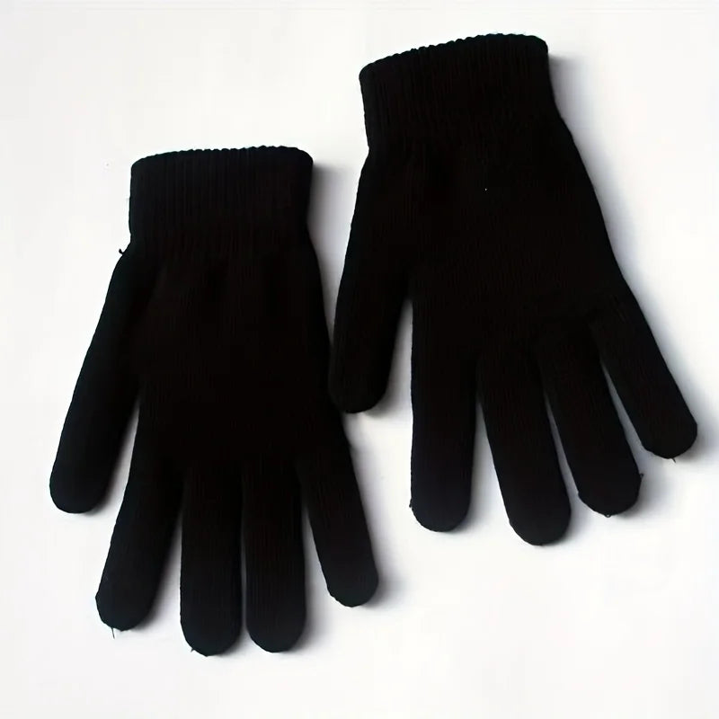 Colorful Women's Winter Gloves | Fleece-Lined Comfort Set