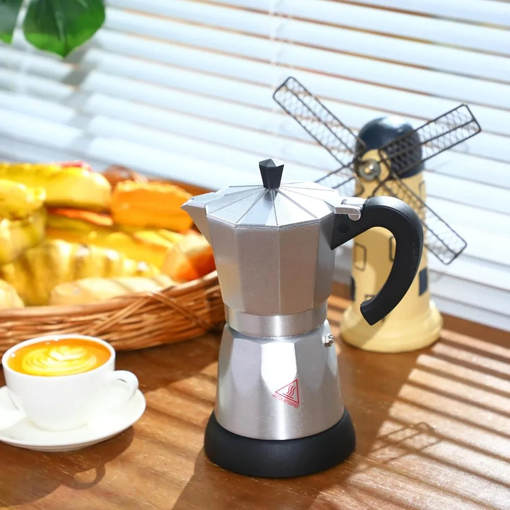 Detachable Electric Espresso Mocha Pot | Fast Brewing Coffee Maker