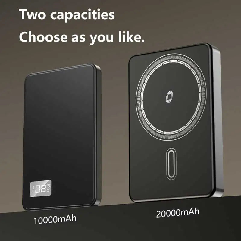 50000mAh Magnetic Wireless Power Bank | Fast Charging External Battery