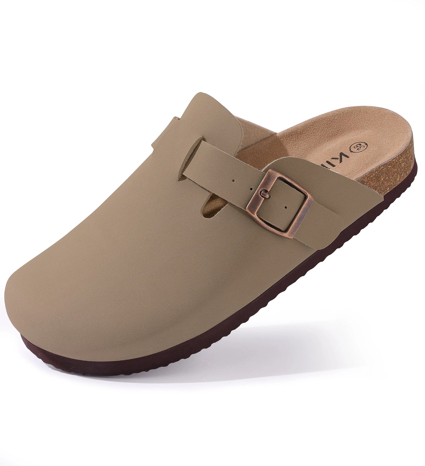 Comfortable Suede Clogs with Arch Support for All-Day Wear