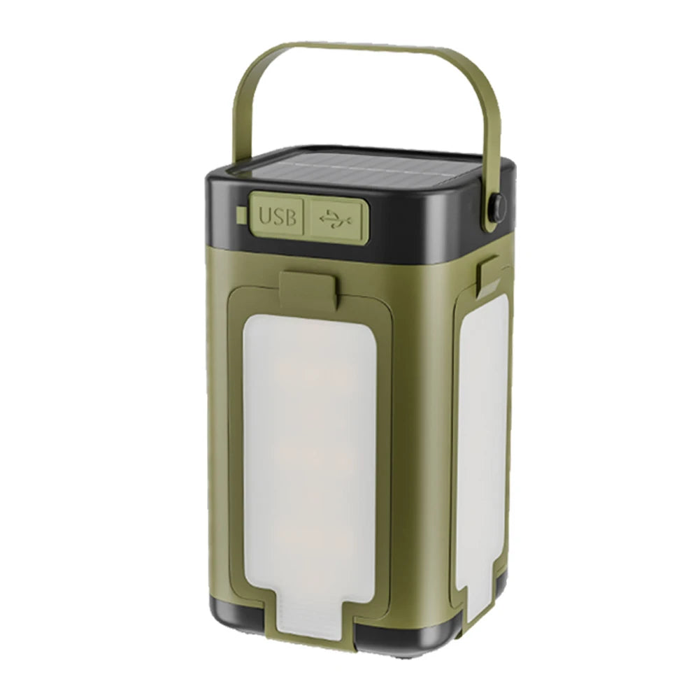 Rechargeable Waterproof Solar Camping Lantern | Portable & Foldable