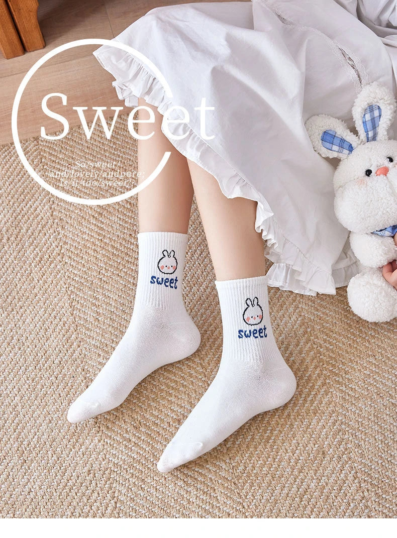 Women's Winter Cartoon Bear Socks | Cute Kawaii Style Collection
