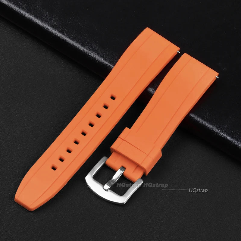 Quick Release Silicone Rubber Watch Strap | Soft Sports Watchband