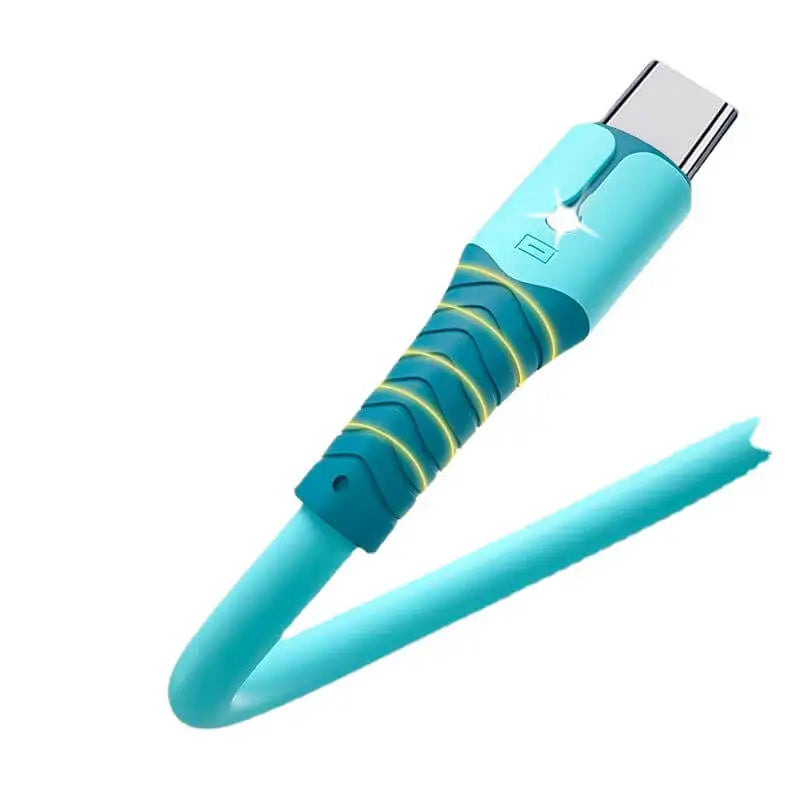 Liquid Silicone USB Type A to C Charging Cable | Fast & Durable