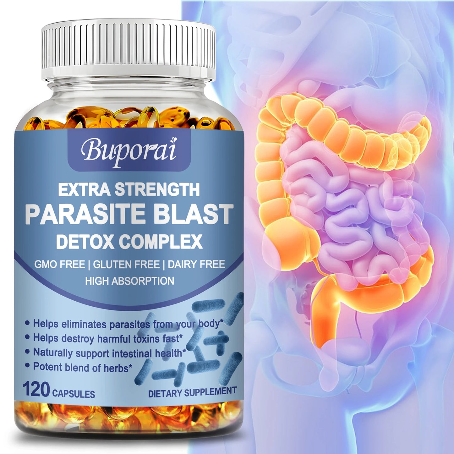 Parasite Blast Detox Complex | Cleanse Intestines & Boost Digestion