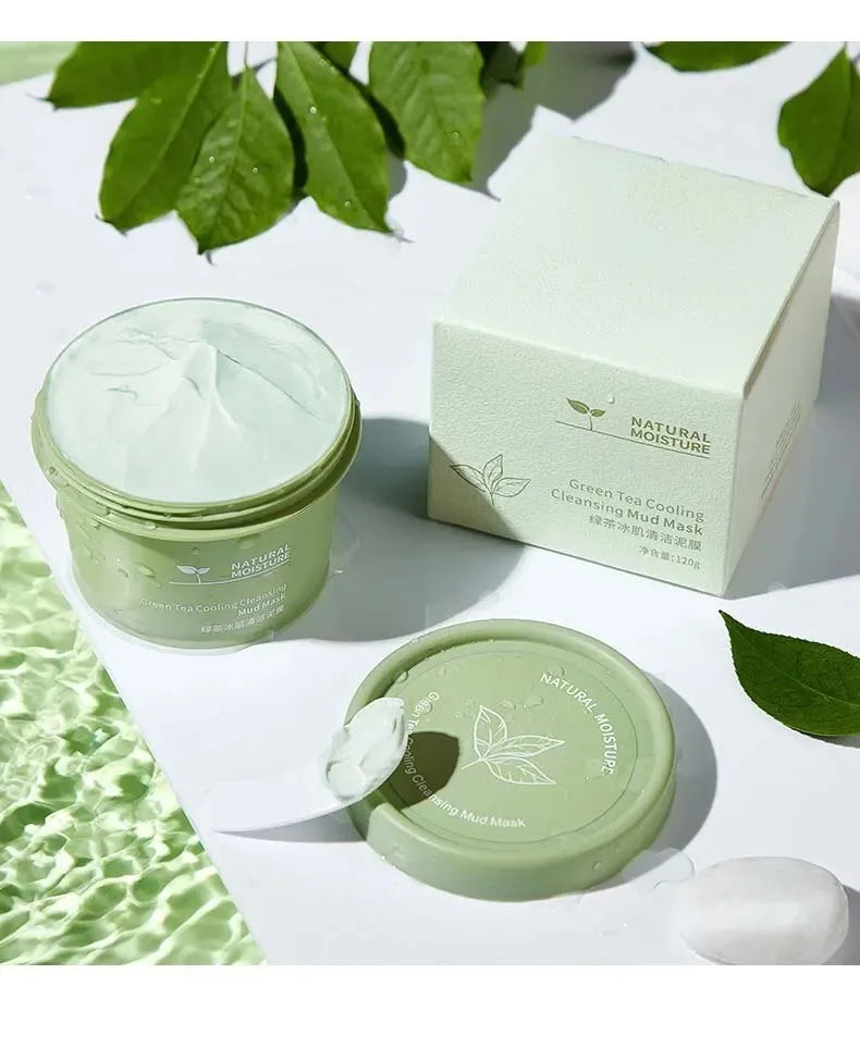 Green Tea Ice Mud Mask | Cleansing, Hydrating & Oil Control