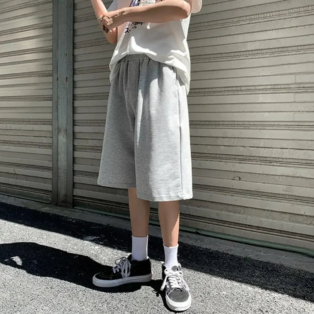 Men's Casual Baggy Sweatpants Shorts | Comfortable Knee-Length Joggers