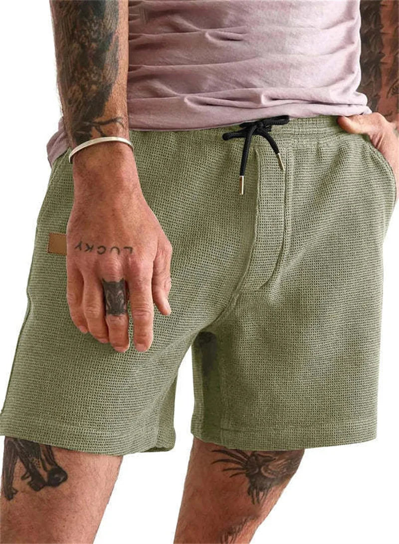 Men's Breathable Solid Color Sport Shorts | Perfect for Summer