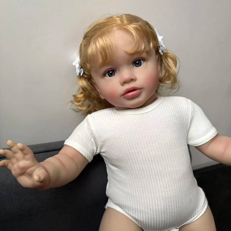25 Inch Handmade Lifelike Reborn Toddler Girl Doll | Realistic & Cuddly