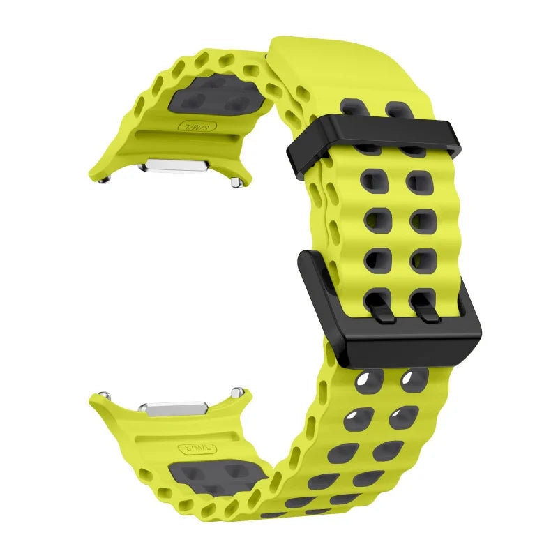 Silicone Sports Strap for Galaxy Watch | Breathable Marine Band