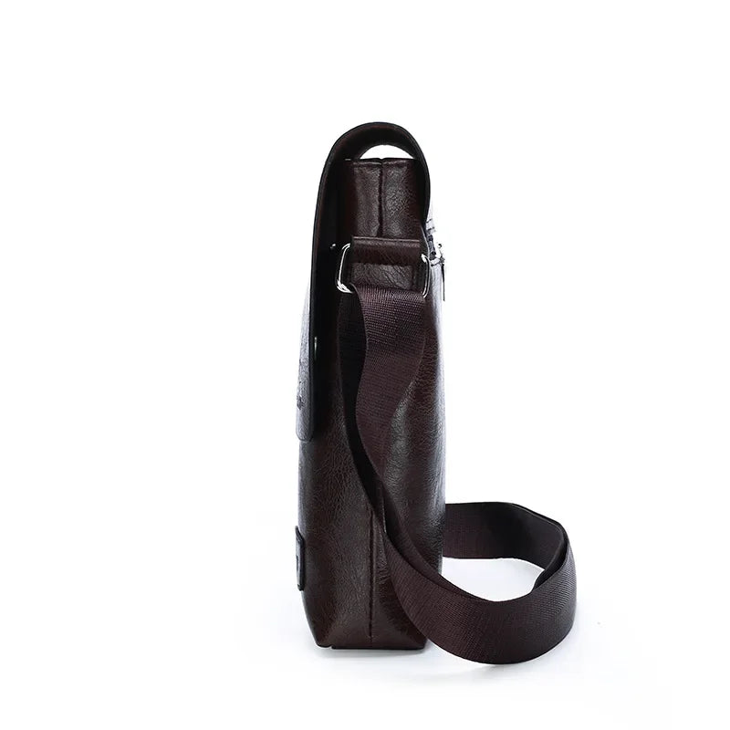 Luxury Vintage Leather Messenger Bags for Men | Stylish Shoulder Bag
