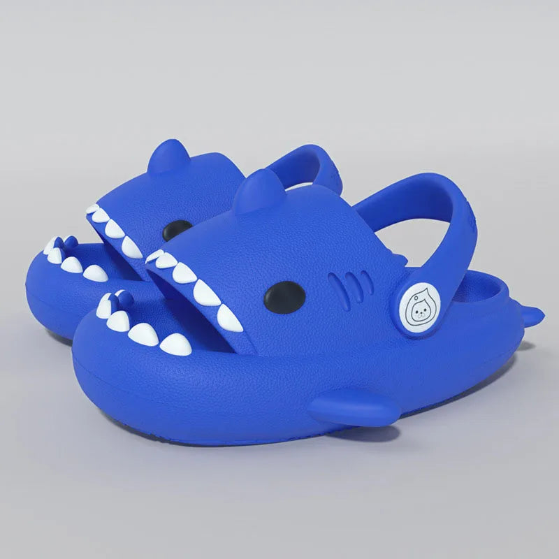 Kids Shark Slippers | Cartoon Non-slip Soft Sandals for Summer