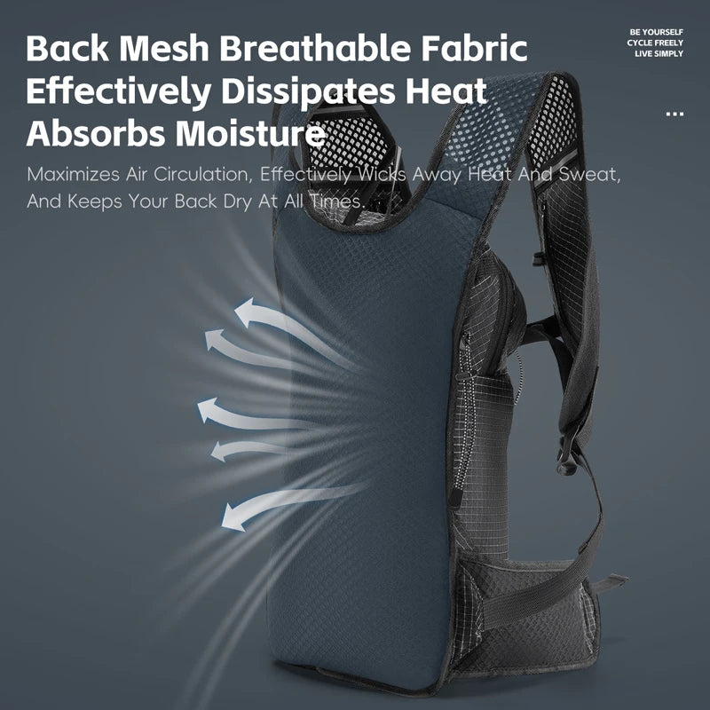 Mochila de hidratación ligera | Ideal para senderismo y ciclismo