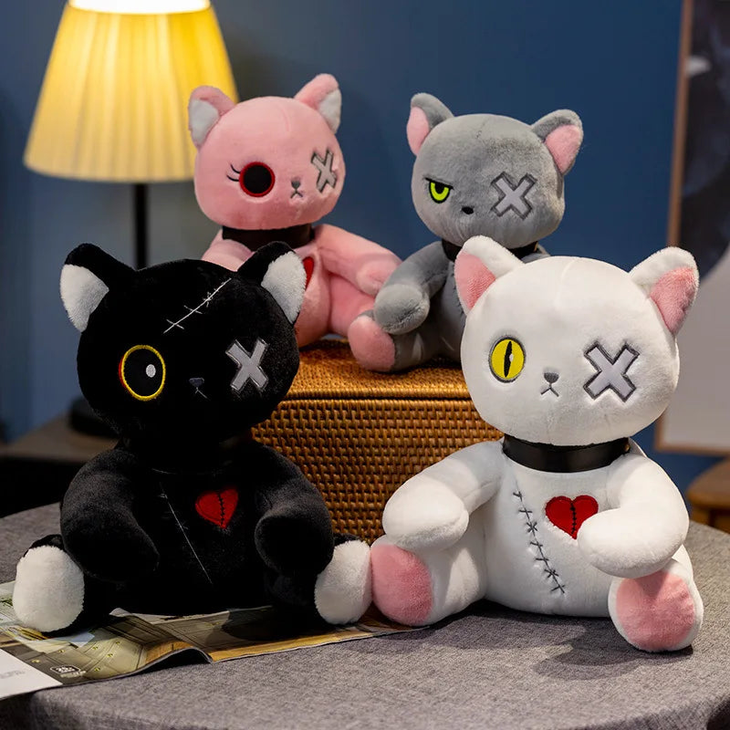25cm Gothic Lolita Mood Cat Plush Toy | Cute Stuffed Animal Gift