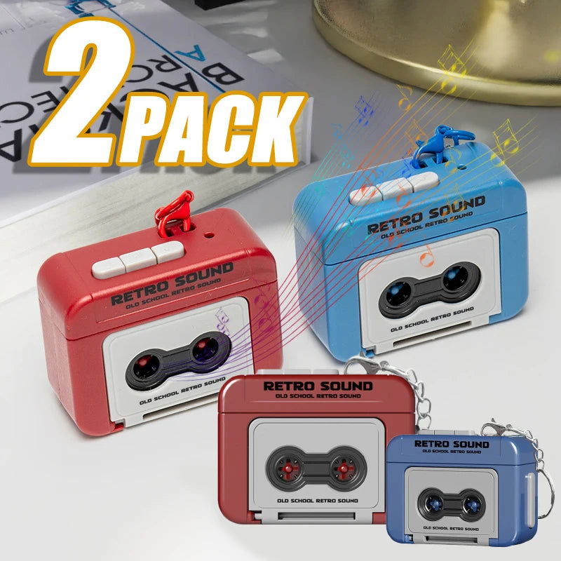 Creative Music Cassette Tape Keychain | Fun Gift for Friends