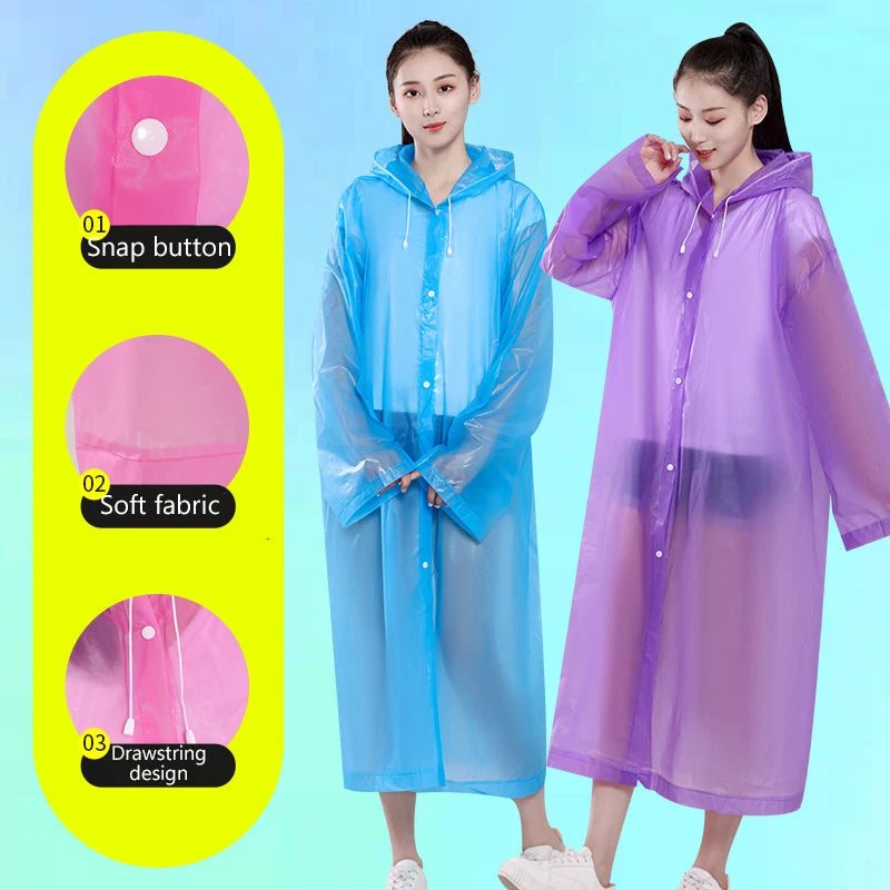 Impermeable de EVA para todas las edades | Chaqueta perfecta para exteriores