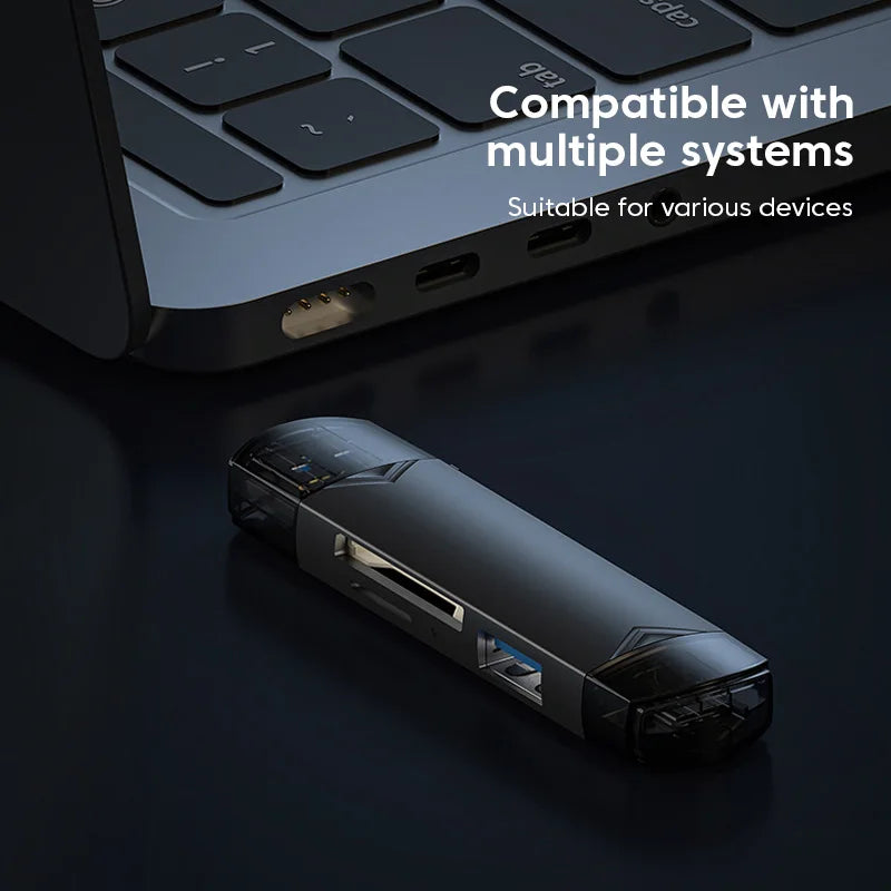 Universal 6 in 1 Card Reader | USB3.0 Multi-Function Adapter