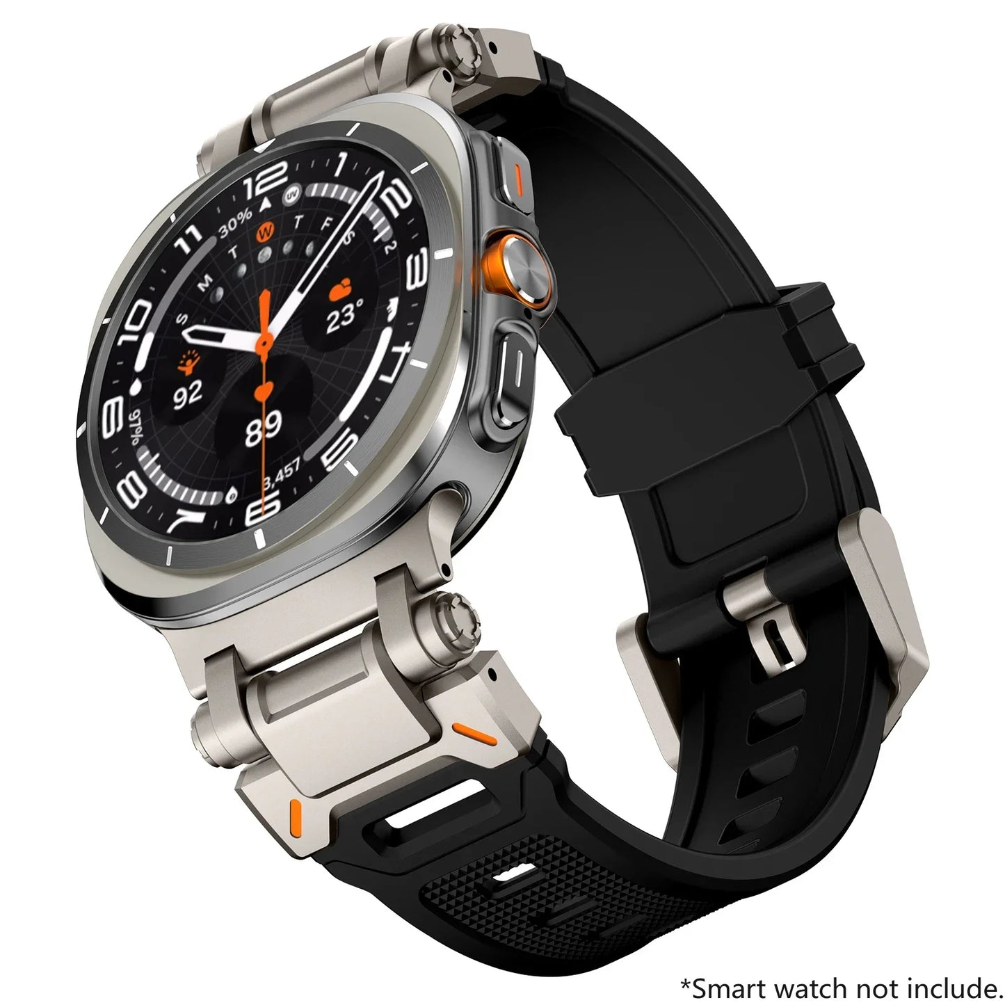 Luxury Rubber Strap for Galaxy Watches | Sporty & Comfortable Band