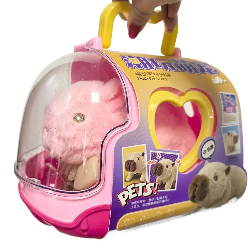 Electric Capybara Walking Doll Toy | Sounds & Plush Fun