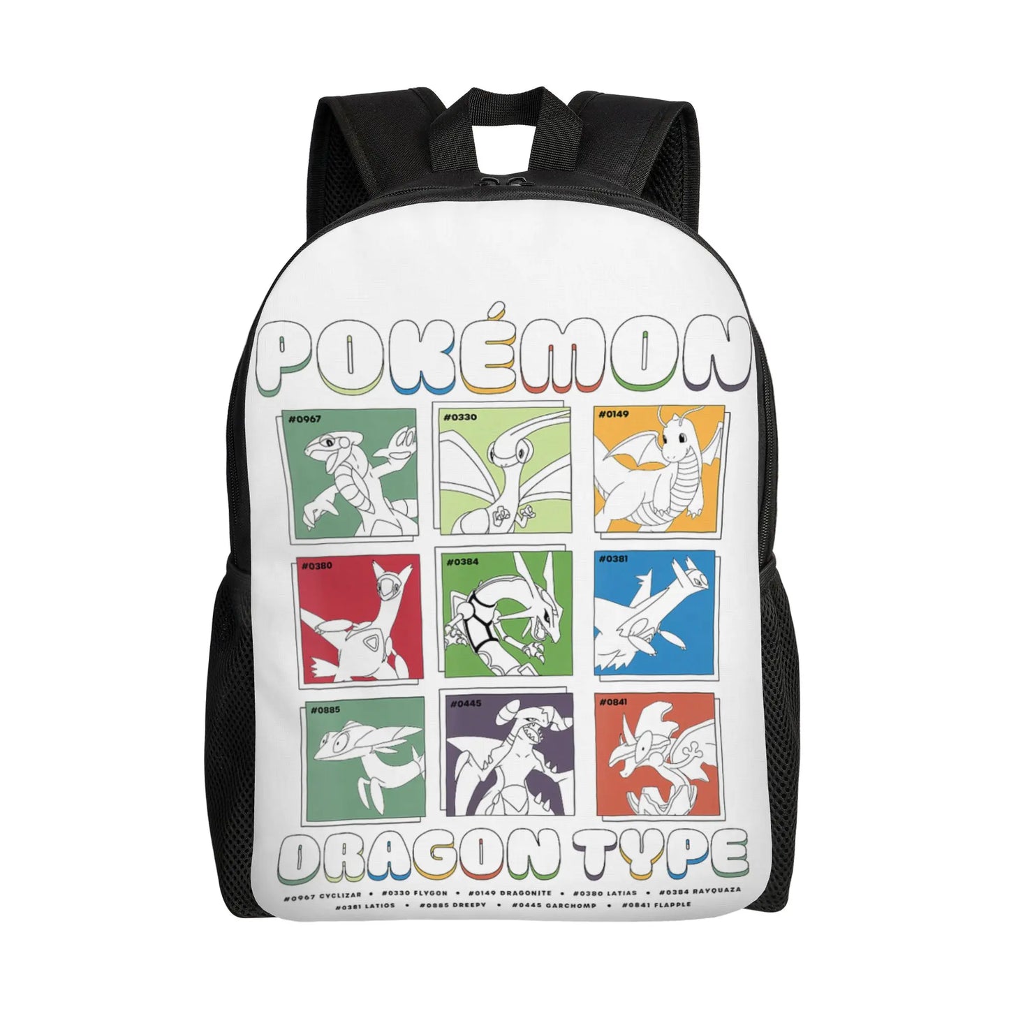 Retro Grass Type Pokemon Backpack | Large Capacity Daypack
