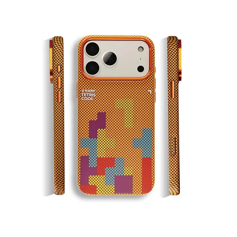 Magnetic Carbon Fiber Phone Case for iPhone 17 16 15 Pro Max