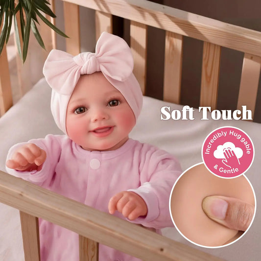 17-Inch Lifelike Baby Doll | Realistic Soft Vinyl with Accessories