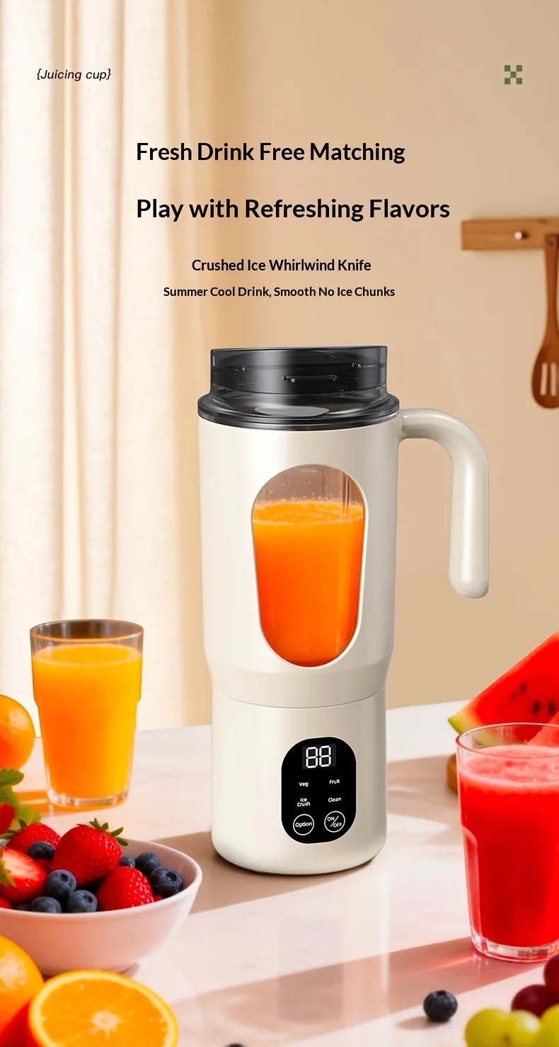 Portable Juice Maker Blender | 580ML Juicer for Smoothies & Shakes