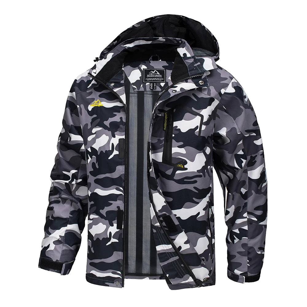 Chaqueta Impermeable Ligera para Hombre | Cortavientos Versátil para Exteriores