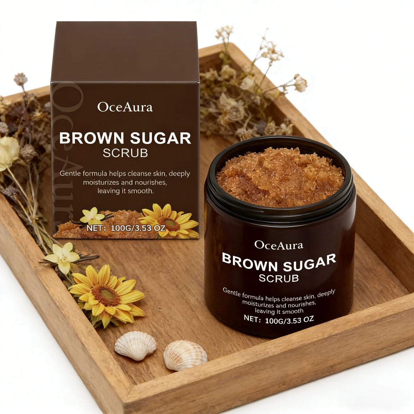 Exfoliating Brown Sugar Scrub for Body | Deep Clean & Moisturize