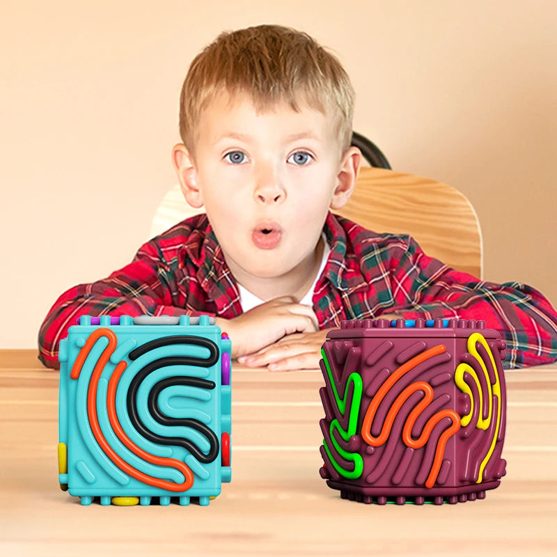 Multi-Faceted Sensory Activity Board for Kids | Motor Skills Toy